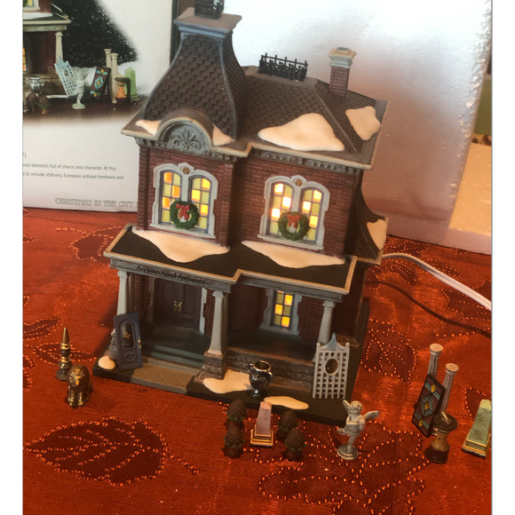 Department 56 58927 Architectural Antiques 17 pieces Rare Retired Snow Village - Picture 12 of 16